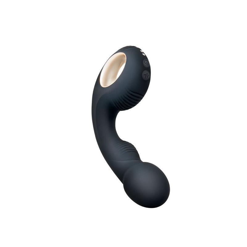 Bodywand G-Play Vibrating Squirt Trainer - Black 17 cm USB Rechargeable Vibrator