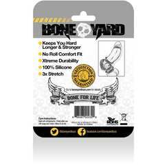 Boneyard Silicone Ring 50mm - Black 50 mm Cock Ring