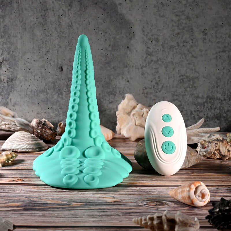 Evolved TENTACLE GRINDER - Green USB Rechargeable Fantasy Grinder Pad with Wireless Remote