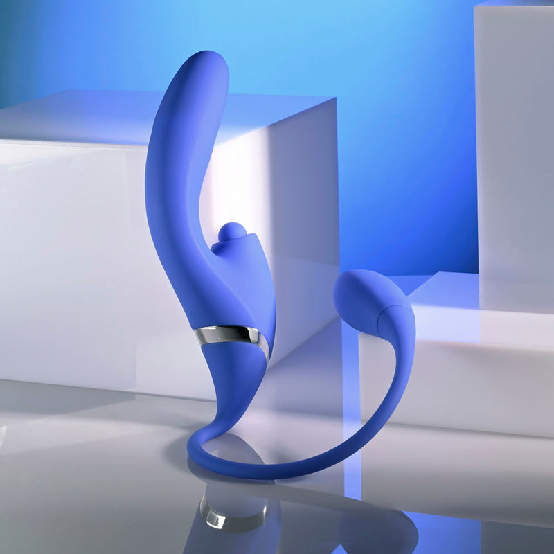 Evolved ALL IN - Purple USB Recahrgeable Triple Stimulating Vibrator