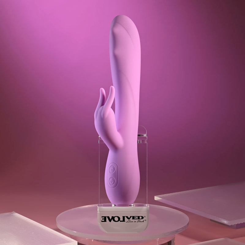 Evolved BEAD THE WAY - Pink 23.2 cm USB Rechargeable Rabbit Vibrator