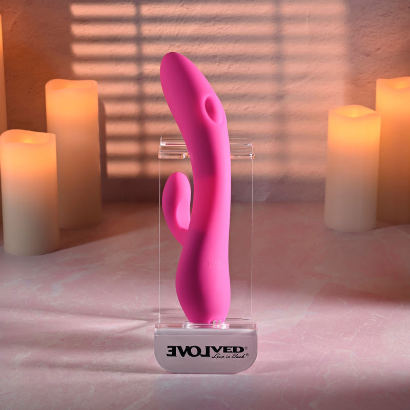 Evolved G-TAPPER - Pink USB Rechargeable Rabbit Vibrator