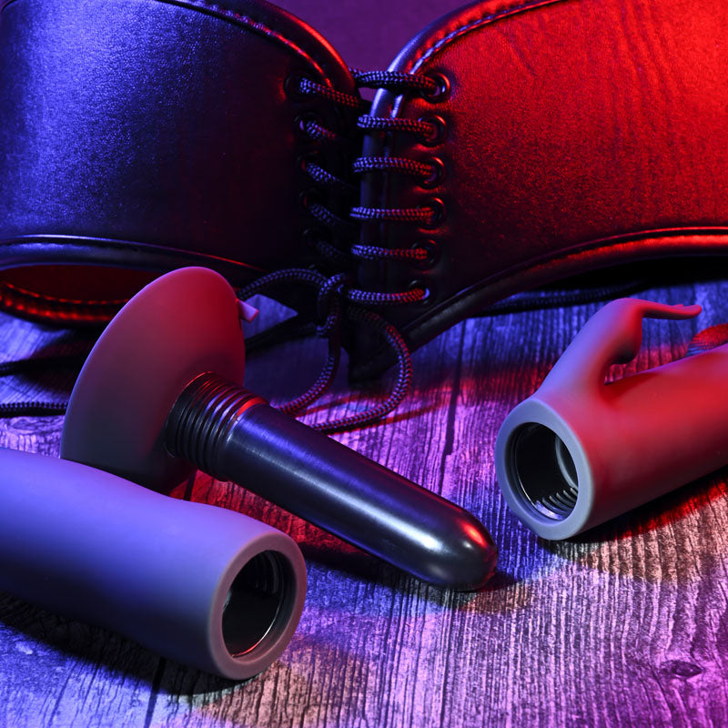 Evolved HEAVENLY HARNESS - Black USB Rechargeable Strap-On Kit
