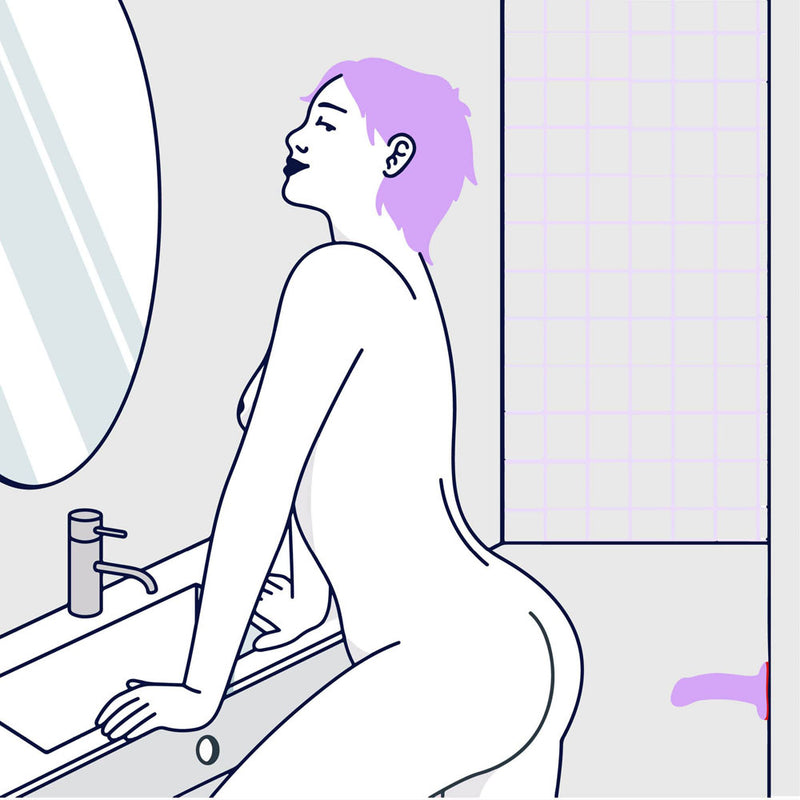 Fun Factory AMOR lavender - Lavender 14.6 cm Dildo