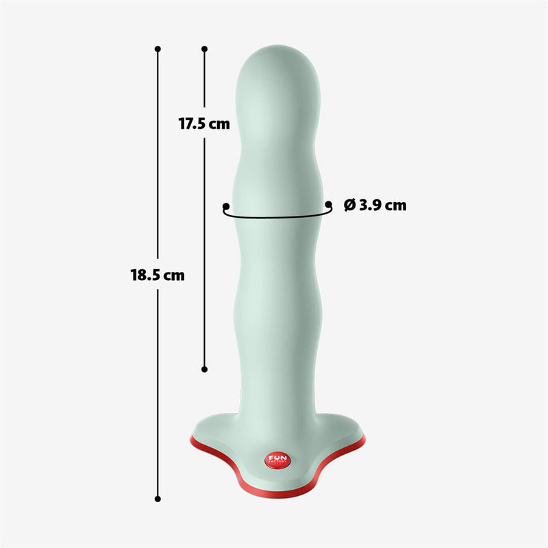 Fun Factory BOUNCER sage green - Sage Green 18.5 cm Dildo