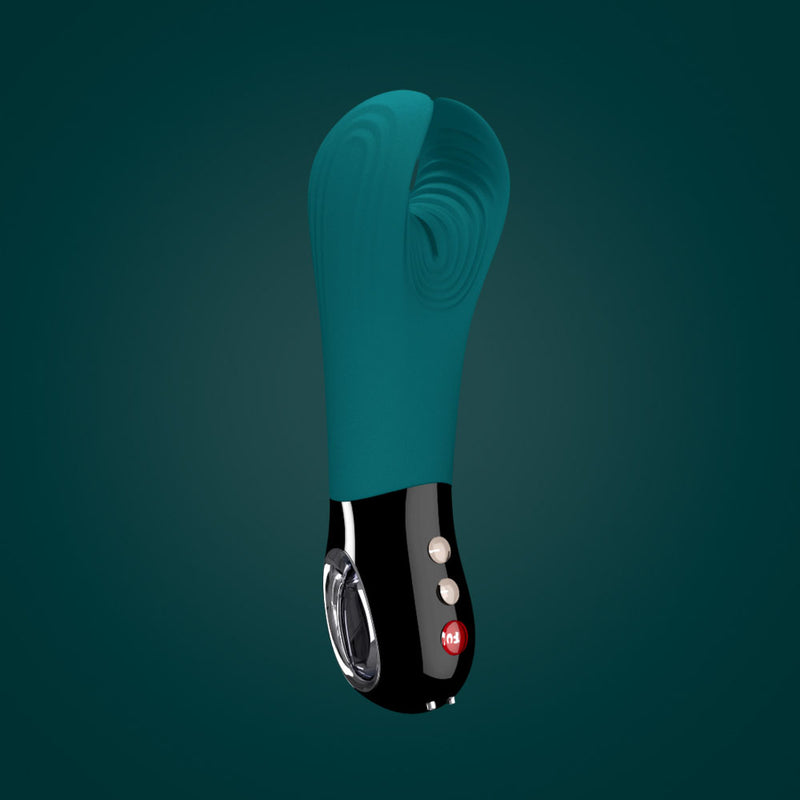 Fun Factory MANTA deep sea blue-black - Deep Sea Blue 18 cm USB Rechargeable Mens & Couples Vibrator