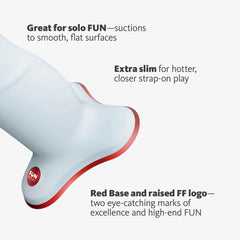 Fun Factory THE BOSS STUB dove blue - Dove Blue 17.9 cm Dildo