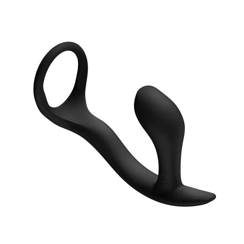 Fun Factory BOOTIE RING Black - Black 14.7 cm Anal Plug with Cock Ring