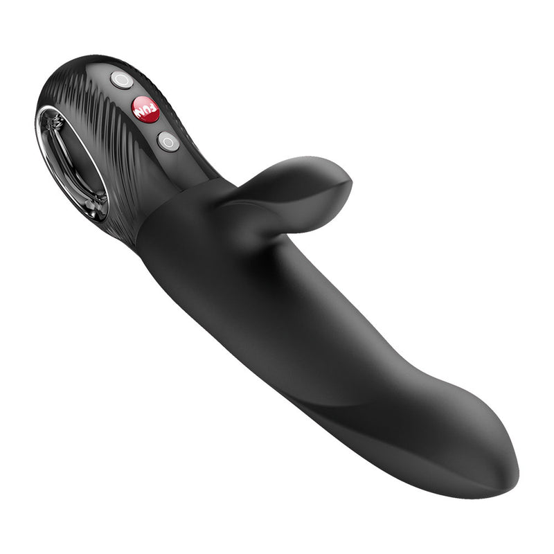 Fun Factory BI STRONIC ARC Black - Black 21.6 cm USB-C Rechargeable Thrusting Vibrator