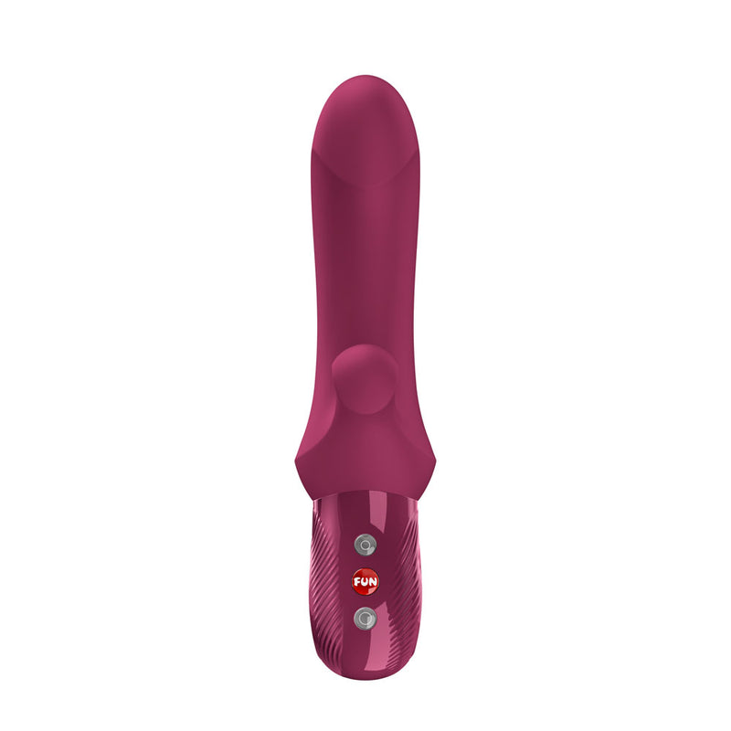 Fun Factory BI STRONIC CURVE Wine Red - Wine Red USB-C Rechargeable Thrusting Vibrator
