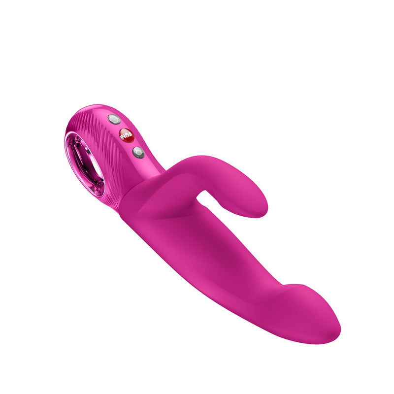 Fun Factory BI STRONIC IMMERSE Magenta - Magenta 22.1 cm USB-C Rechargeable Thrusting Vibrator