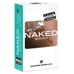 Four Seasons Naked Shiver - Ultra Thin Lubricated Condoms - 12 Pack