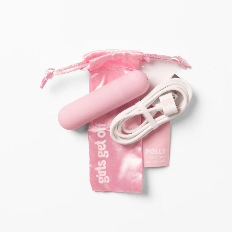 Girls Get Off - Polly - Pink 6.3 cm USB Rechargeable Bullet