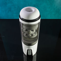 Gender X GET YOUR STROKE ON - USB Rechargeable Thrusting & Vibrating Auto Masturbator