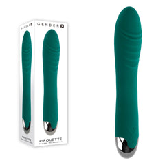 Gender X PIROUETTE - Green 20.6 cm USB Rechargeable Vibrator