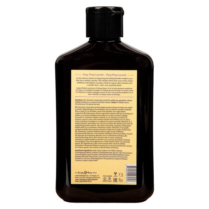 EB Hemp Seed Bubble Bath YLANG YLANG LAVENDER - 250 ml - Ylang Ylang Lavender Scented Bubble Bath  - 250 ml Bottle