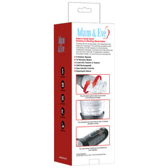Adam & Eve Adam's Gawk Gawk - Clear USB Rechargeable Rotating Masturbator