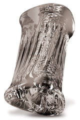 Adam & Eve Adam's 3-Way Stroker - Clear Triple Hole Stroker