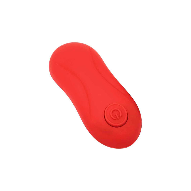 Adam & Eve VIBRATING ROSE DOUBLE ENHANCER - Red USB Rechargeable Cock & Balls Ring with Remote