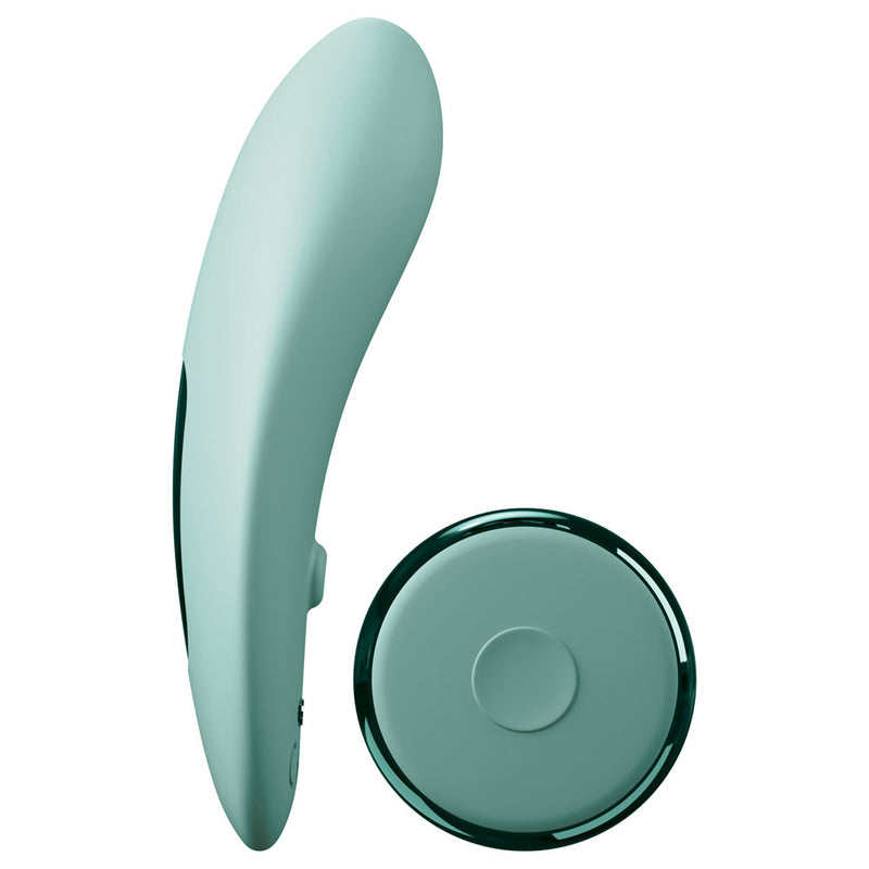 JimmyJane Ascend 3 - Teal 9 cm USB Rechargeable Stimulator with Wireless Remote