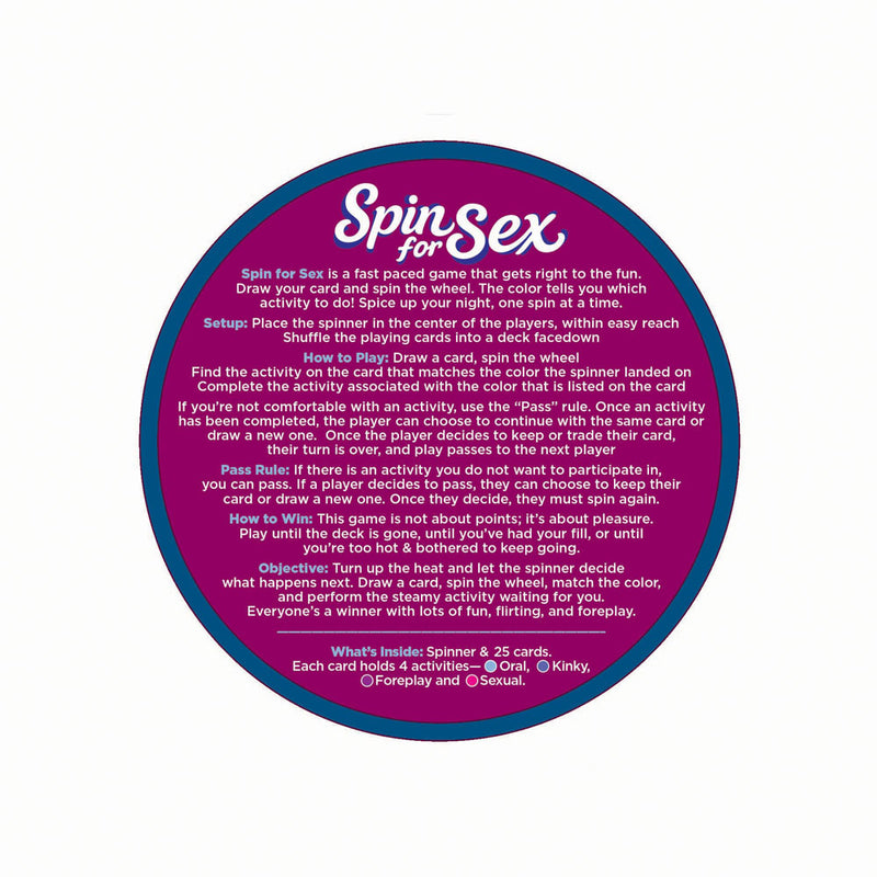 Spin For Sex - Couples Game