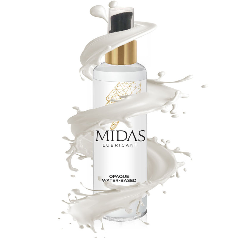Midas Opaque Water Based Lubricant - 118 ml - Water Based Cum Lube - 118 ml