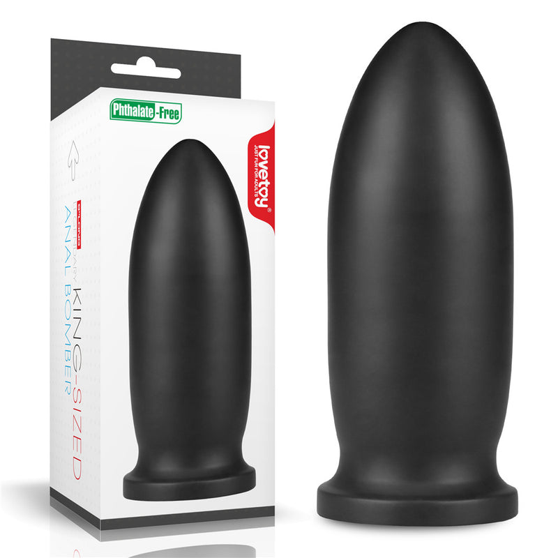 King Sized Anal Bomber - Black 23 cm (9'') Mega Anal Plug