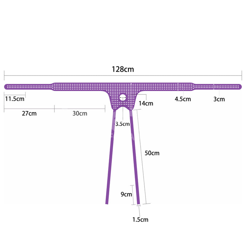Ingen Easy Strap-On Harness - Purple Adjustable Strap-On Harness (No Probe Included)
