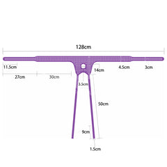 Ingen Easy Strap-On Harness - Purple Adjustable Strap-On Harness (No Probe Included)