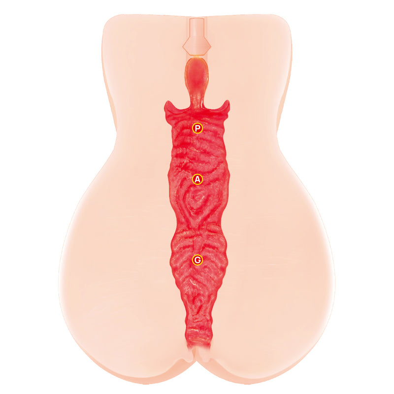Kokos Vanilla Onahole 004 - Flesh Dual Layer Vagina Stroker