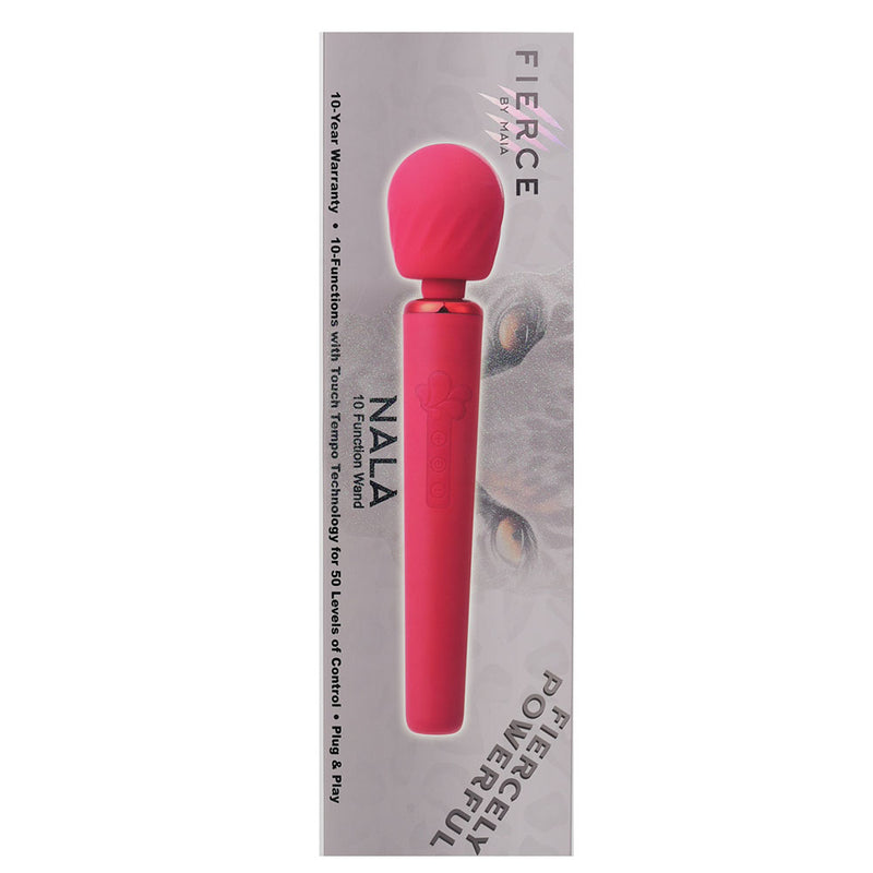 Maia NALA - Red - Red 30 cm USB Rechargeable Massage Wand