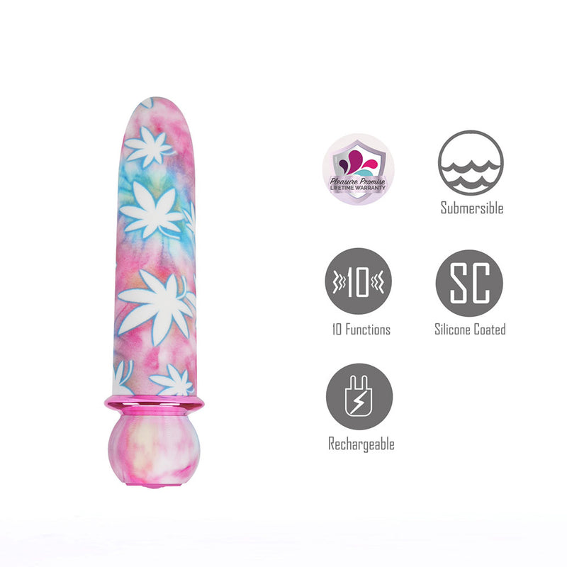 Maia JAGUAR 420 Tie Die - 420 Tie Die 10.1 cm USB Rechargeable Bullet