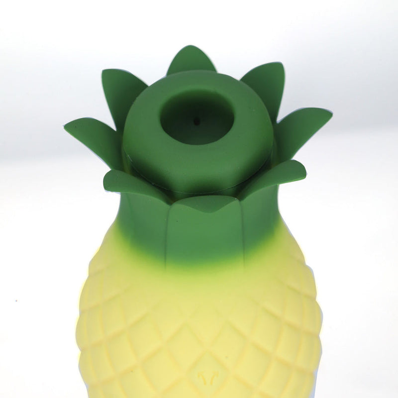 Maia ALOHA - Yellow/Green USB Rechargeable Vibrating & Sucking Stimulator