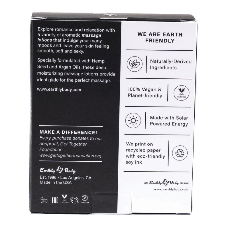 Hemp Seed Edible Massage A Trois - Edible Massage Lotion Kit - 3 Bottle Set