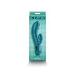 Royals - Regent - Metallic Green - Metallic Green 19.3 cm USB Rechargeable Rabbit Vibrator