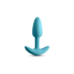 Techno - Trance - Blue 10.9 cm USB Rechargeable Butt Plug with App Control