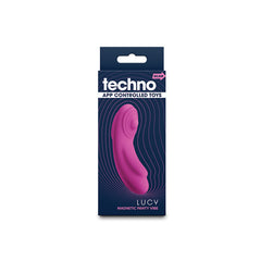 Techno - Lucy - Magenta - Magenta USB Rechargeable Panty Vibrator with App Control