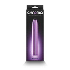 Chroma - Purple - Metallic Purple 17 cm USB Rechargeable Vibrator