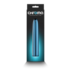 Chroma - Teal - Metallic Teal 17 cm USB Rechargeable Vibrator