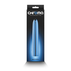 Chroma - Blue - Metallic Blue 17 cm USB Rechargeable Vibrator