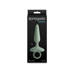 Renegade Maverick - Sage - Green 15 cm USB Rechargeable Vibrating Butt Plug