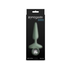 Renegade Maverick - Sage - Green 15 cm USB Rechargeable Vibrating Butt Plug