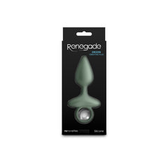 Renegade Orion - Sage - Green 13 cm USB Rechargeable Vibrating Butt Plug