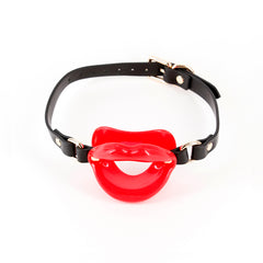 Fetish & Fashion - Kourtney - Red Lips Open Mouth Restraint