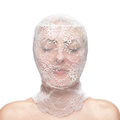 Fetish & Fashion - Lace Hood - White - White Hood