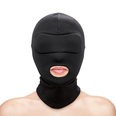 Fetish & Fantasy - Mouth Hood - Black - Black Hood