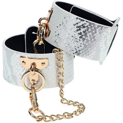 OUCH! Florence Collection - Leg Cuffs - White Restraints