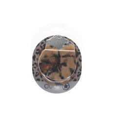 OUCH! Heavy-Duty Fluffy Cuffs - Leopard - Leopard Fluffy Restraints