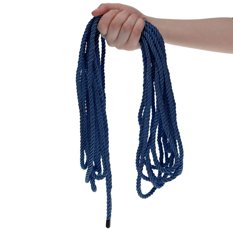 OUCH! Bondage Rope - 10 M - Navy Blue - Navy Blue Nylon Bondage Rope - 10 metre Length
