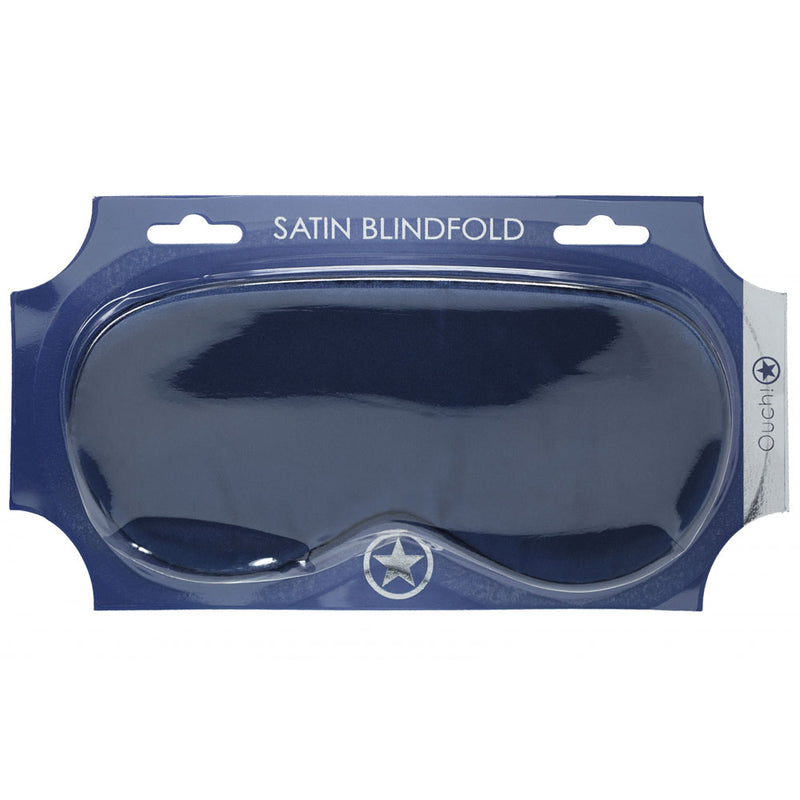 OUCH! Satin Mask - Navy - Navy Blue Eye Mask